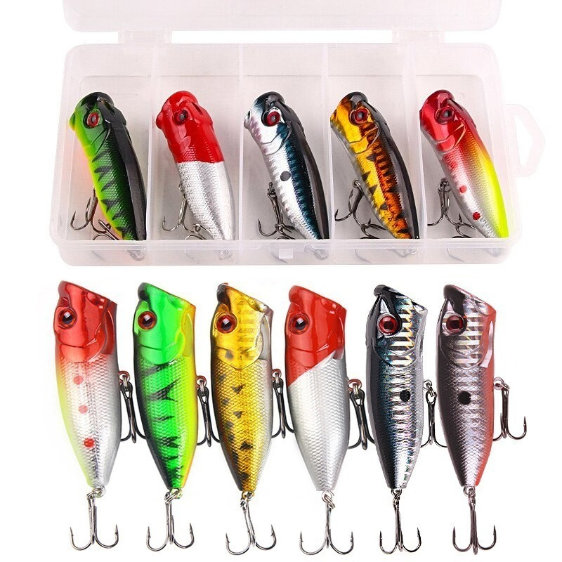 Fishing Lure Jerkbait - 6 stks 6 kleuren (opp zak)/5