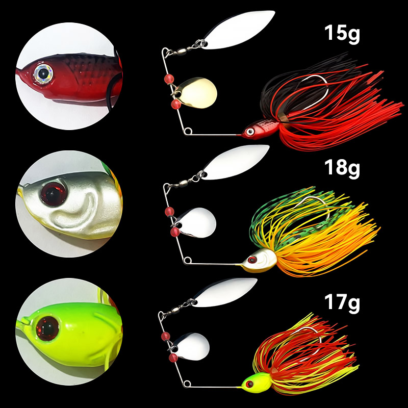Bazooka 15g 18g Spinnerbait Vi - Fishing Lure Swimbait recensie en prijs