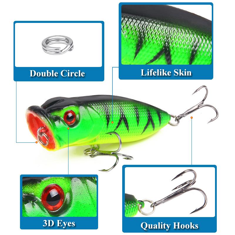 6 stks 6 kleuren (opp zak)/5 s - Fishing Lure Jerkbait recensie en prijs
